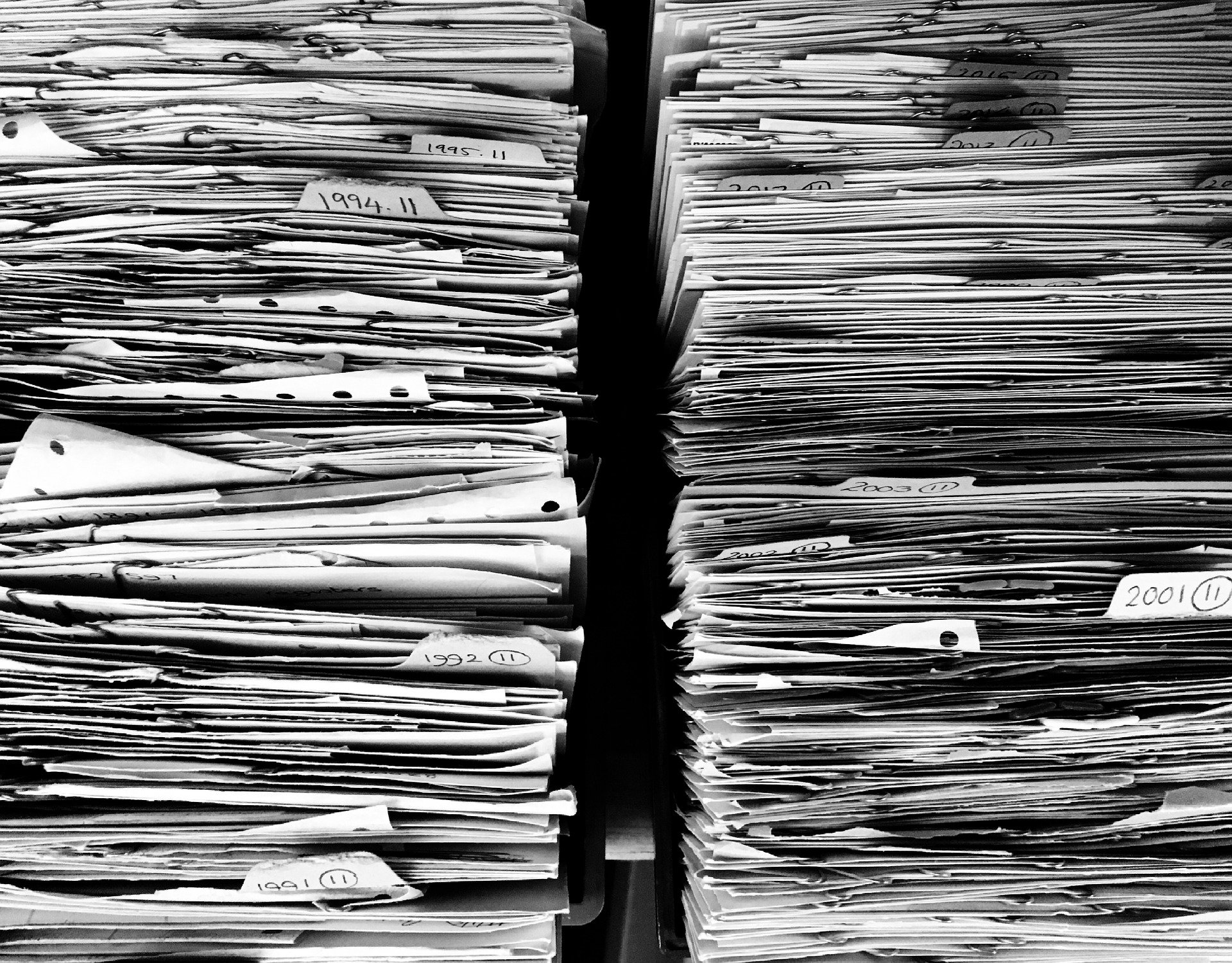 La conservation de vos pièces comptables et de vos documents ficaux.